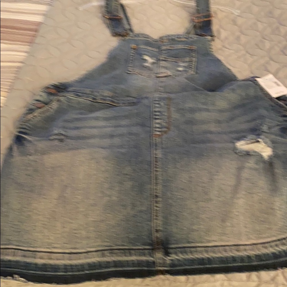 MAURICES DENIM OVERALL DRESS